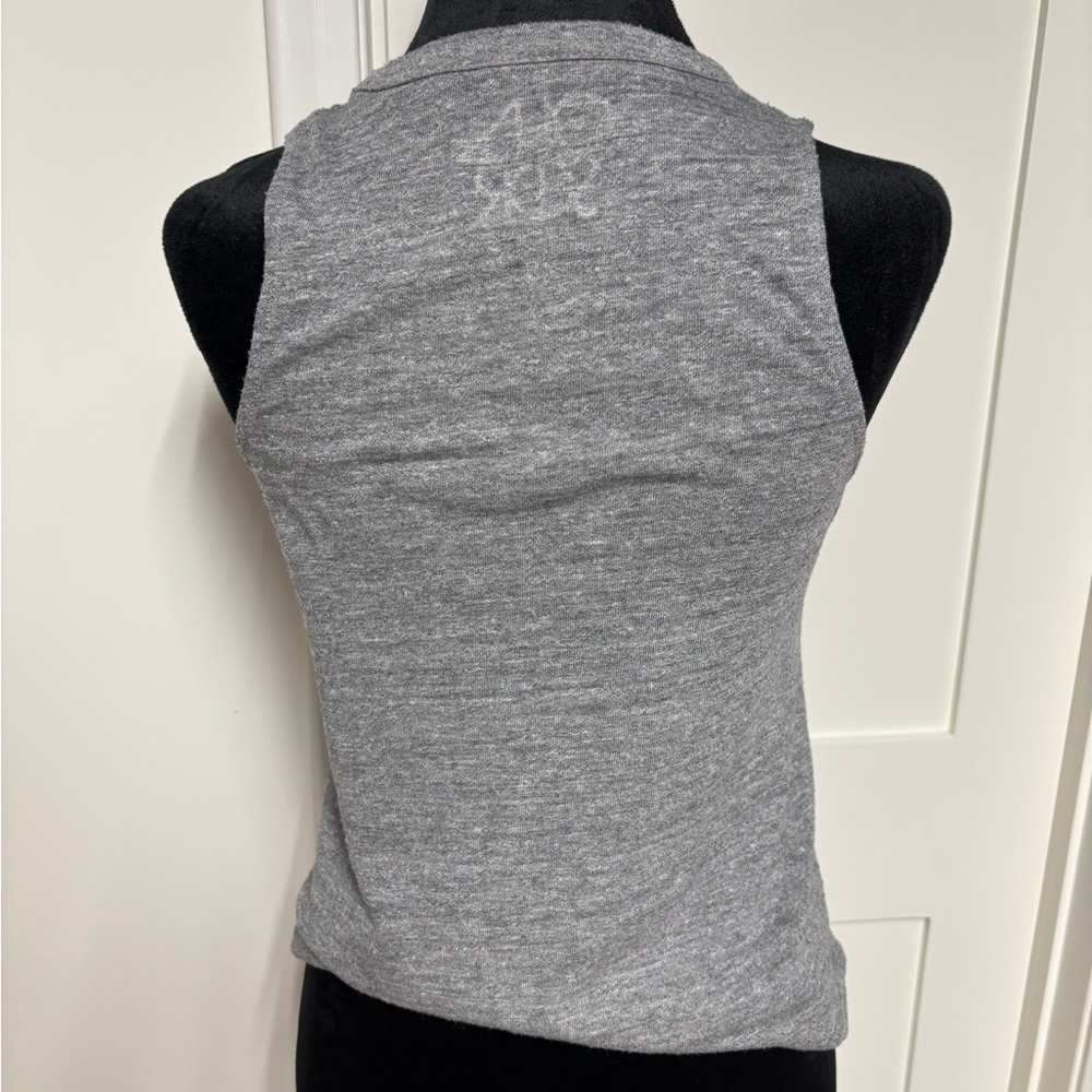 Gray Tank Top with Colorful Heart Design from evereve. - Picture 4 of 4